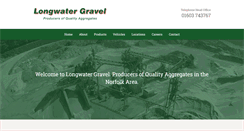 Desktop Screenshot of longwatergravel.co.uk